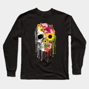 Floral Skull 20 Long Sleeve T-Shirt